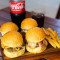 Combo: 04 Mini Burguer Batata Coca-Cola 600Ml