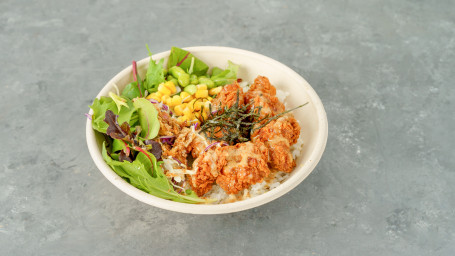 Karaage Chicken Nomi Poke Bowl