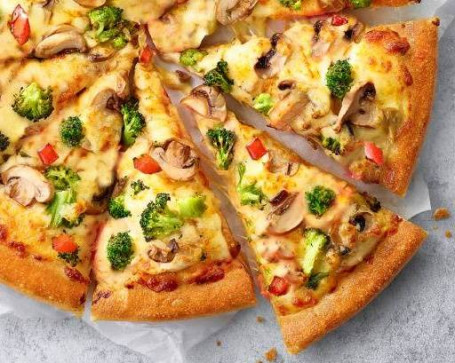 Cǎi Shū Xiān Gū Dà Bǐ Sà Delicia De Vegetales Pizza Grande