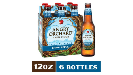 Botella De Sidra Dura Angry Orchard 6 Unidades 12 Oz