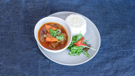 Beef Brisket Stew With Rice