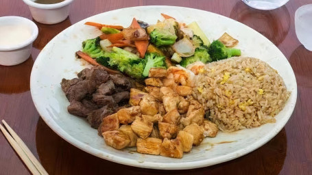 Steak Chicken Hibachi Combo