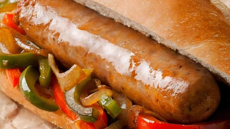 Italian Sausages Peppers Sandwich