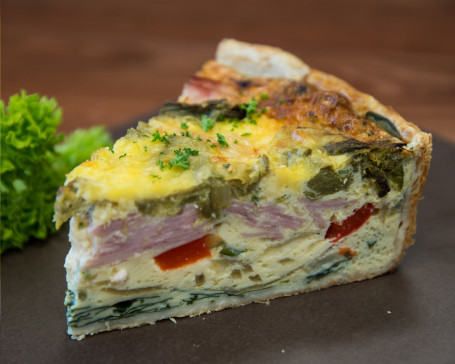 Ham And Asparagus Quiche