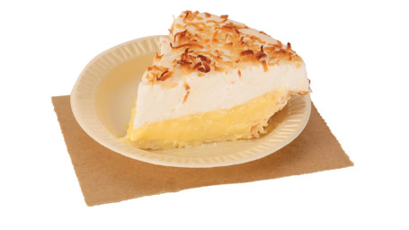 Rebanada De Pastel De Merengue De Coco