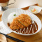 rì shì zhà zhū pái kā lī fàn tào cān Tonkatsu (Pork Cutlet) Curry With Rice And Salad (Set)