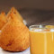 Combo: 1 Coxinha Com Catupiry 1 Suco De Laranja