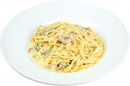 Spaghetti Carbonara Ngci (Penne Pasta)