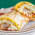 One Meat Breakfast Burrito