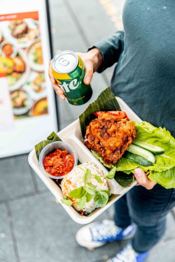 Ayam Geprek (Fried Battered Chicken) Set