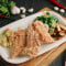 Xiāng Sū Jī Liǔ Fàn Rice With Deep-Fried Chicken Fingers