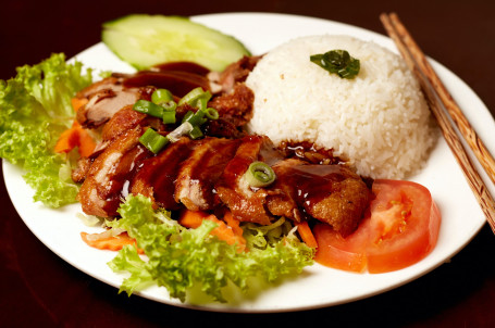 Steamed Rice With Roast Duck