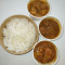 Three Meat Curries with Chapati's
