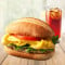 Fǎ Shì Wěi Yú Ōu Mǔ Dàn Bǎo Tuna Burger With Egg