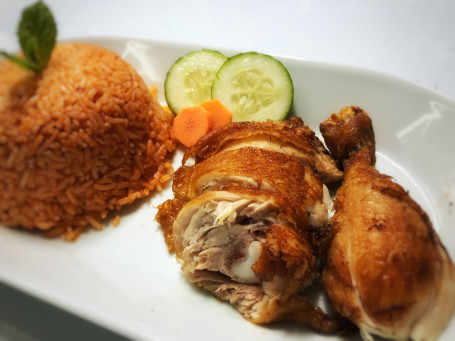 Crispy Skin Chicken With Tomato Rice Box