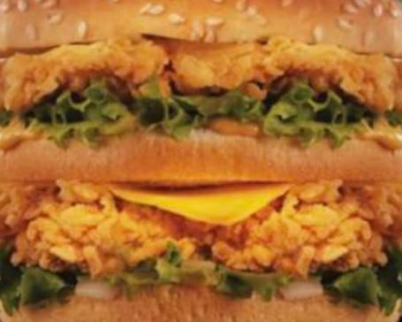 Big Chicken Bite Burger
