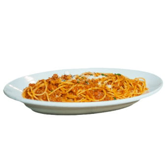 Spaghetti Chitarra Ragu A La Boloñesa