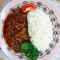 Cōng Bào Nèn Niú Liǔ Fàn Stir-Fried Beef Tenderloin With Scallion Rice