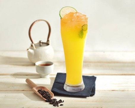 Kumquat Green Tea Con Aiyu Jelly Y Lemon