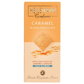 Heilemann Barra De Chocolate Fina Como Una Oblea Blond Caramel Salt Crisp