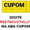 Cupom de Desconto de R$10,00 Restnovotixluy