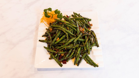 Dry Fried Green Beans Minced Pork With Rice