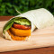 Roasted Vegetable Wrap with Hommus, Spinach and Dijon Mayonnaise (DF, V)