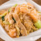 Tài Shì Xiā Rén Chǎo Bǎn Tiáo Thai Stir-Fried Rice Noodles With Shrimp