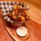 Fried Polenta Chips, Sea Salt, Sticky Black Vinegar, Gorgonzola Dip