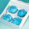 Box Of Blue Cupcakes
