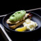 Scrambled Egg White with Grilled Chicken and Avocado