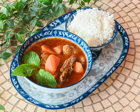 Stewed Tender Beef With Rice