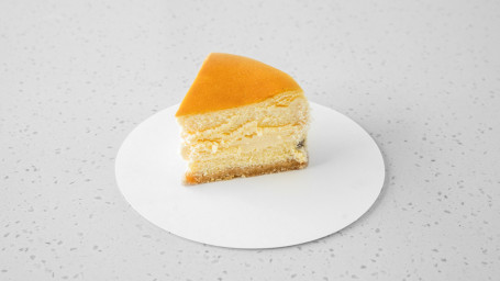 New York Style Baked Cheese Cake Slice