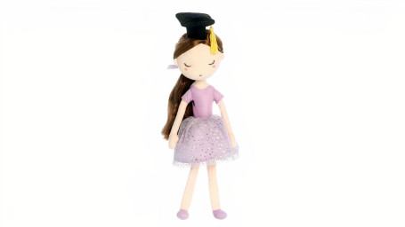 Little Lilly Graduate W/ Purple Dress