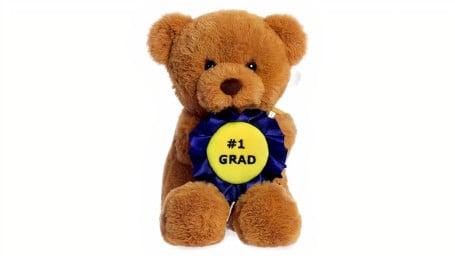 Graduation Bear #1 W/ Water Tube