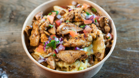 Cajun Spice Chicken Loaded Fries