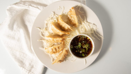 Vegetable Dumplings With Ginger Scallion Sauce