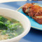 Crispy Skin Chicken Egg Noodle Soup (Chicken Stock)