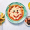 Pizza de cara feliz (V)