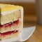 Slice Of Lemon Raspberry Cake