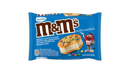 M&M Cookie Ice Cream Sandwich