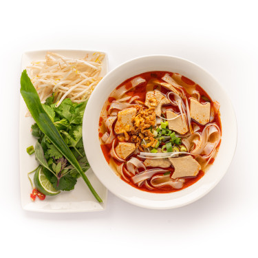 Sopa Picante Vegana De Pollo Con Fideos Phở (Vg) (Gf)