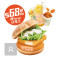 Ebi Burger With Fish Combo For 1 Yú Liǔ Xiā Bǎo Yī Rén Cān