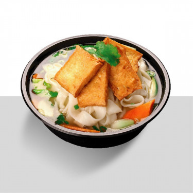 Tofu Vegetables On Soup Noodles