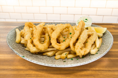 Calamari (Six) And Chips