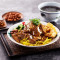 Bā Dōng Niú Ròu Gān Bàn Yóu Miàn Pèi: Zǐ Cài Tāng Rendang Beef W/ Yellow Noodle Seaweed Soup