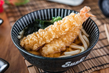 Prawn Tempura Udon With Edamame