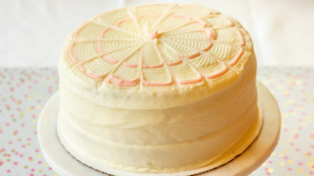 White Strawberry Layer Cake