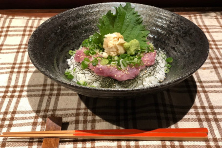 Tūn Ná Yú Nǎn Fàn Minced Tuna Belly Rice Bowl