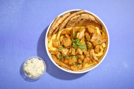 Vegan Chicken Monastiraki Box (V Vg)